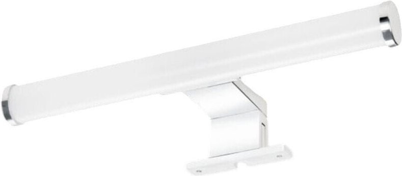 Trade Shop - copy of LAMPADA LED PER SPECCHIO BAGNO DOPPIA ISTALLAZIONE 9W LUCE 4000K IP44 ARGENTO 600PC-1-AN -