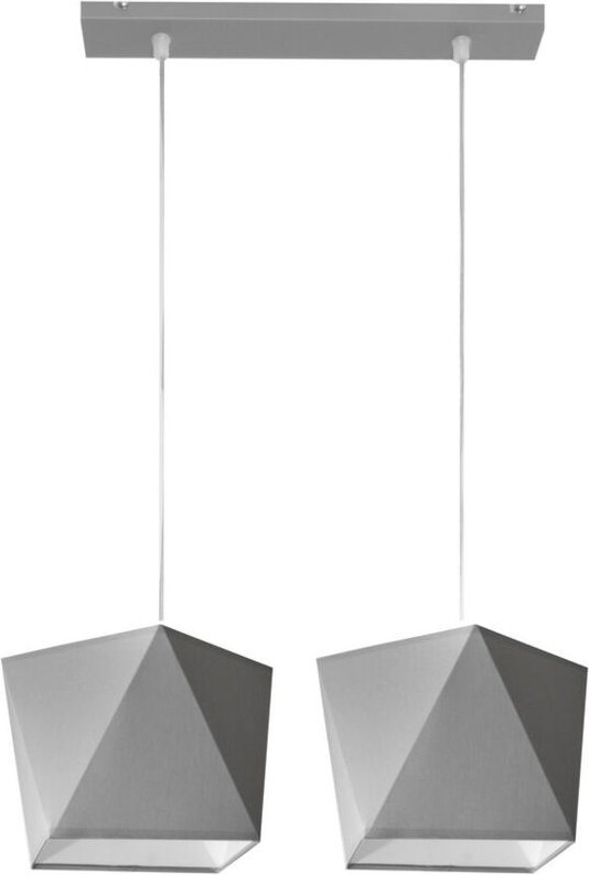 Adamant Straight Bar Pendelleuchte Grau 50cm - Helam