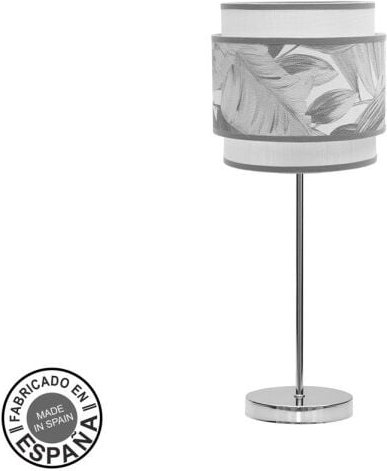 Camerun Tischleuchte 1xe14 Chrom/Weiß/Grau 18d - Fabrilamp