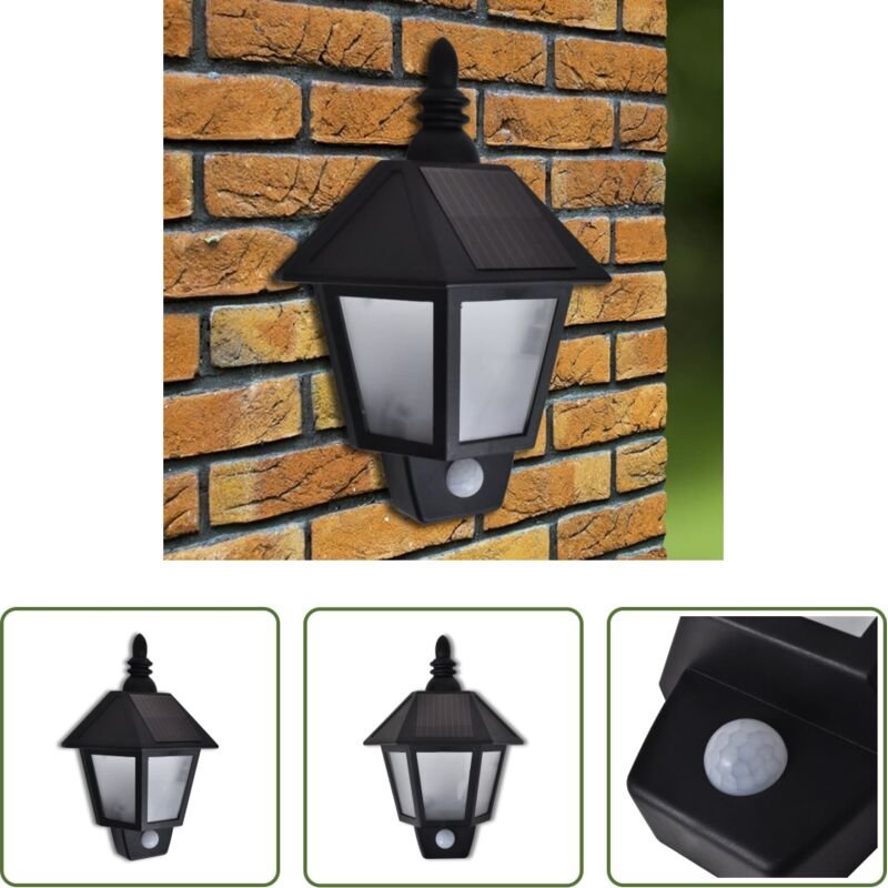 Bewegungssensor - Solarwandleuchte mit Bewegungssensor