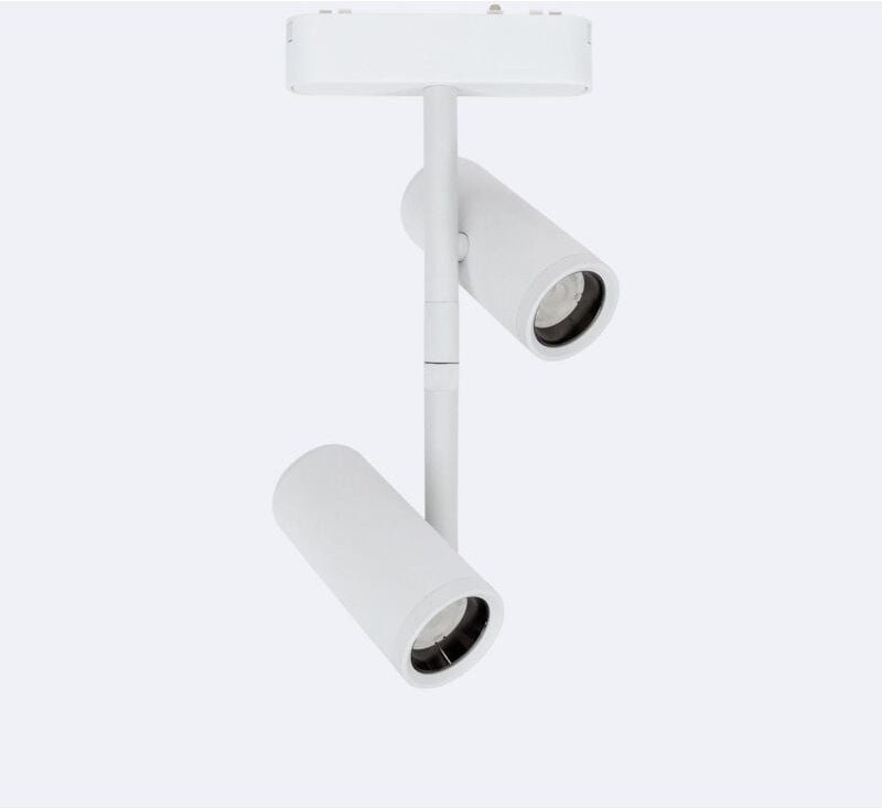 LED-Strahler Doppelt Madat für Magnetschiene 25mm SuperSlim 16W 48V Weiß 4000K Neutralweiß