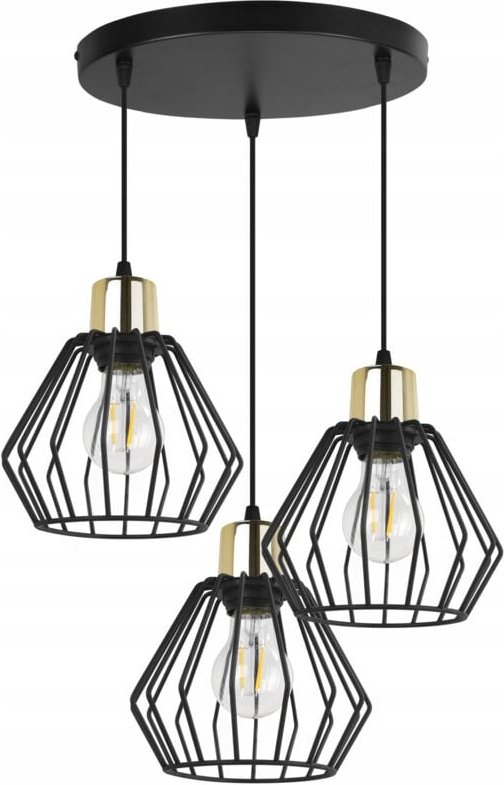 Hängelampe, Deckenleuchter, Drahtschirm, LED