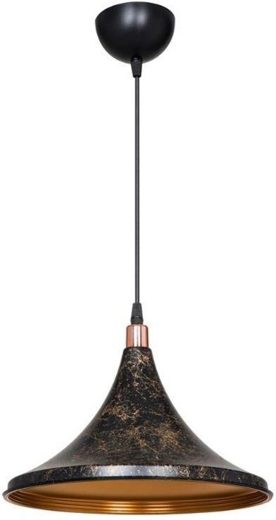 Kalyon Pendelleuchte schwarz gold Metall ASZ1650