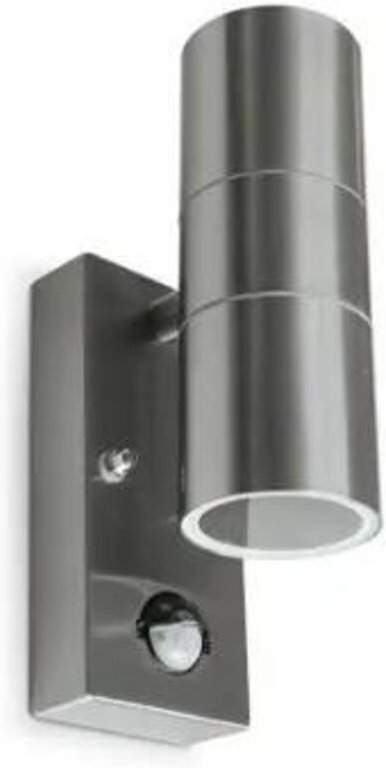 miidex LED Wandleuchte GU10 Edelstahl elegantes Design