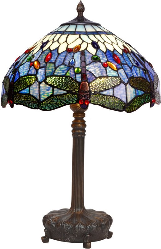 Tischlampe mit größerem Durchmesser, 40 cm, Serie Belle Epoque