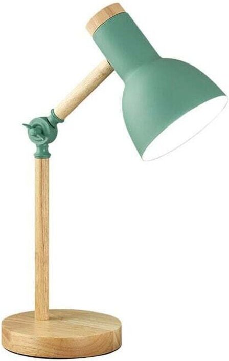 Nordische Tischlampe Schlafzimmer Nachttischlampe Kinderbrille Leselampe Verstellbare Tischlampe LED E27 Studienlampe (g...