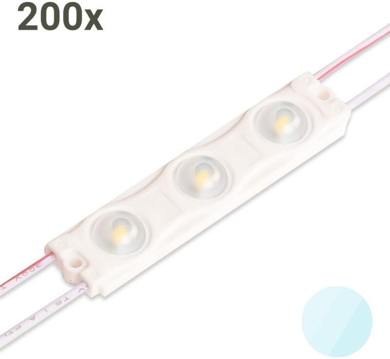 LED Modul 6500K 1,08W 160° 12V IP68 (200 Stück VPE)