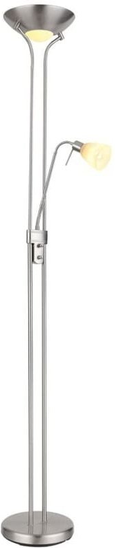 Stehlampe mit zwei Lichtern. verschiedene Nickel