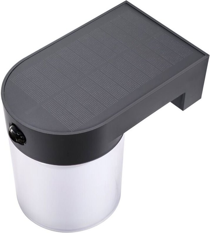 EDM - Wandleuchte de Wand 31832 Schwarz Polycarbonat abs 4 w 500 lm Solar (3000 k) (5000 k) (4000 k) (4000 k) - Marke: P...