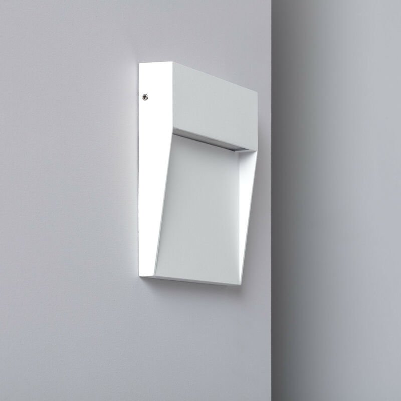 Thumbnail - Efectoled - LED-Wandleuchte Aussen 6.5W Aufbau Quadratisch Weiss Jade Warmweiß 2700KWeiß