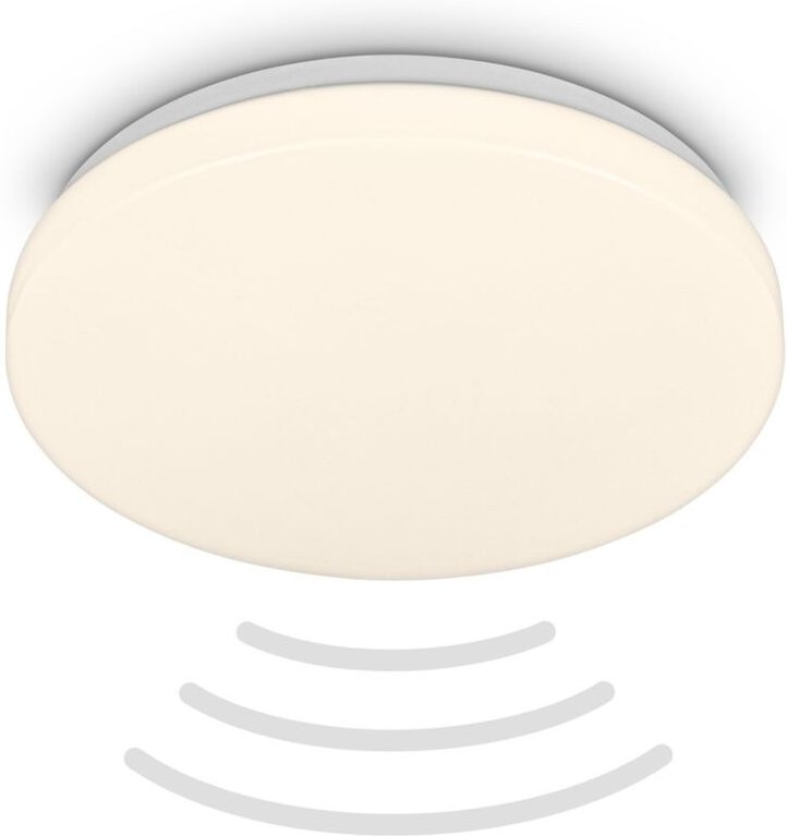 Briloner - led Deckenlampe Bewegungsmelder IP54 led Badlampe Badezimmerleuchte Warmweiß