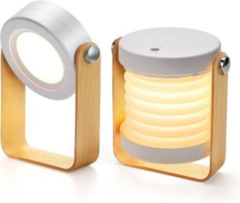 Bettlampe, Sicherheitsnachtlicht, tragbare Nachttischlampe, Laterne, einziehbares Nachtlicht, faltbare LED-Tischlampe