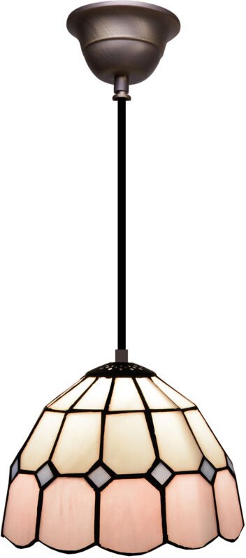 Deckenpendelleuchte mit schwarzem Kabel und Schirm mit 20 cm Durchmesser, Pink-Serie