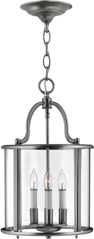 Gentry - 4 Light Medium Deckenlaterne Anhänger Zinn, E14 - Elstead