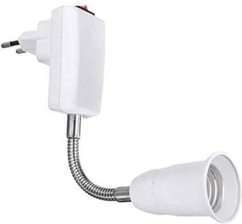 E27-Fassung mit Schalter für Küchenwandleuchte, 220 V Wechselstrom, E27-Fassung, kabelloser Wandstrahler für Leselampe, ...