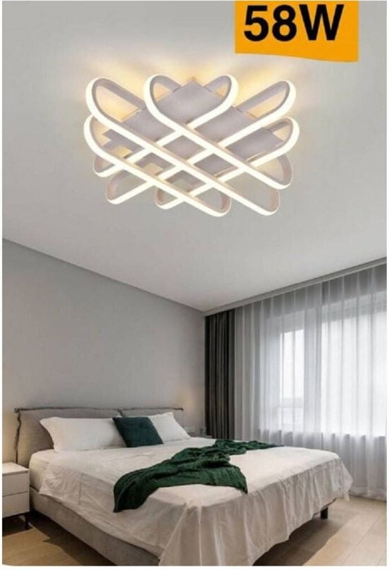 Trade Shop Traesio - Trade Shop - shopping plafoniera led 58 w moderne leuchte 6500K 4000K 3000K C41-B -