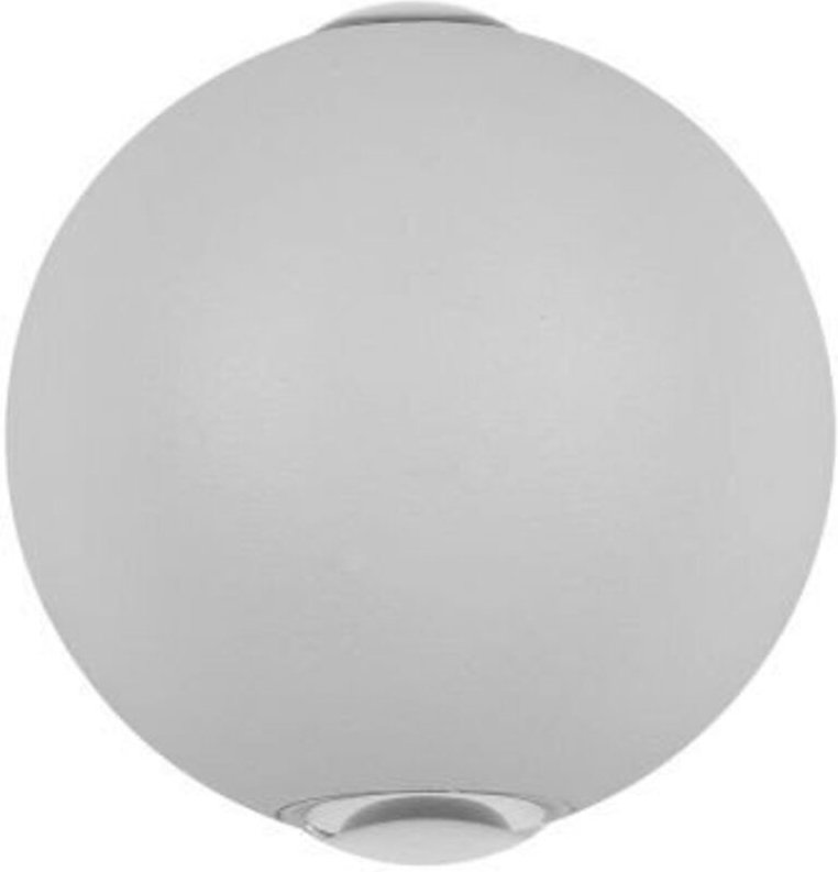 Italux - Carsoli - Moderne LED-Außenwandleuchte Weiß, Warmweiß 3000K 140lm, IP44