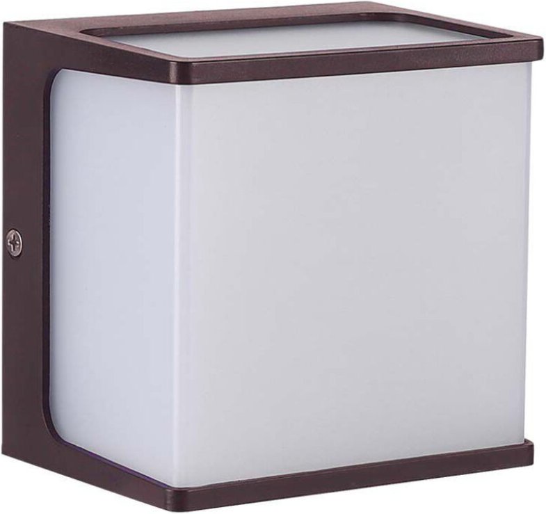 8W led Laterne Wandleuchte Klassisch Braun Naturweiß IP65 - V-tac