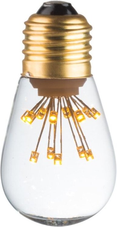 Ecolicht - 20030110001 Ampoule déco sphère led 360° E27 0,5W 50lm - mildes Licht