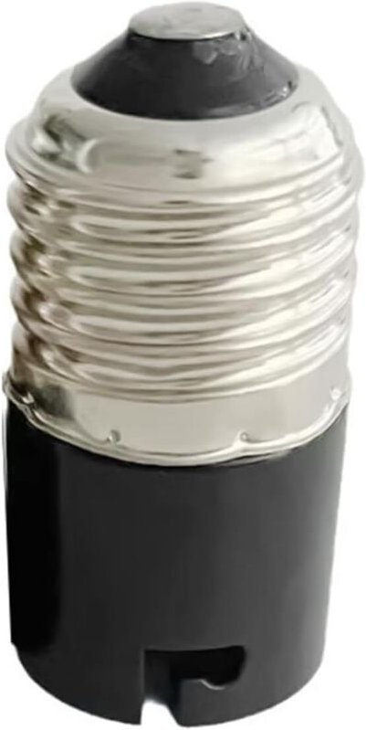 E27 auf B22 Lampenfassung-Adapter, einfach zu verschraubende Glühbirnenfassung für den Heimgebrauch, Lampensockel-Konver...