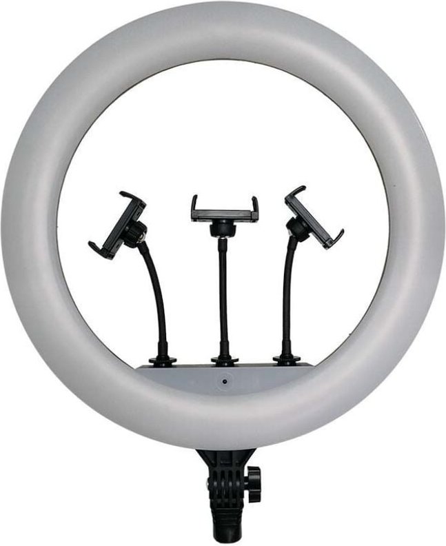 V-TAC 55 W 45 cm Selfie-Lampe mit 160 cm Stativ und Fernbedienung CCT 3200 K-5500 K