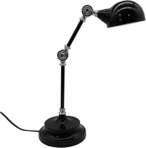 Flexo Farbe Negro/cromo modelo Adal Articulable Fabrilamp