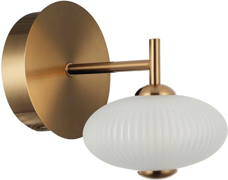 NICO LED-Wandleuchte Schwarz ITALUX WL-8545-1-BK-GD