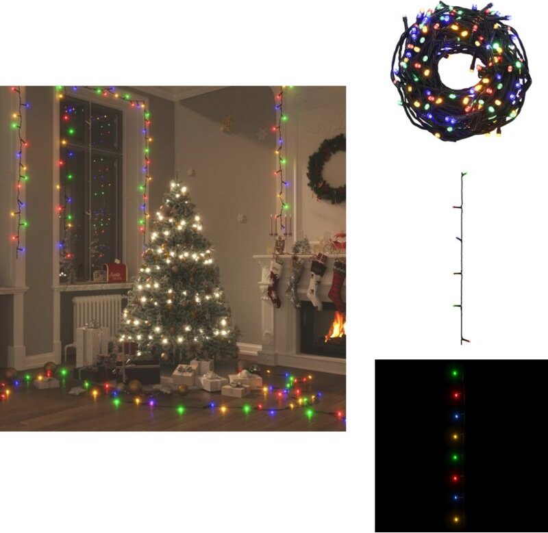 LED-Lichterkette mit 600 LEDs Mehrfarbig 60 m pvc - Weihnachtsbeleuchtung - LED-Lichtring - Lichterkette - Multicolor Be...