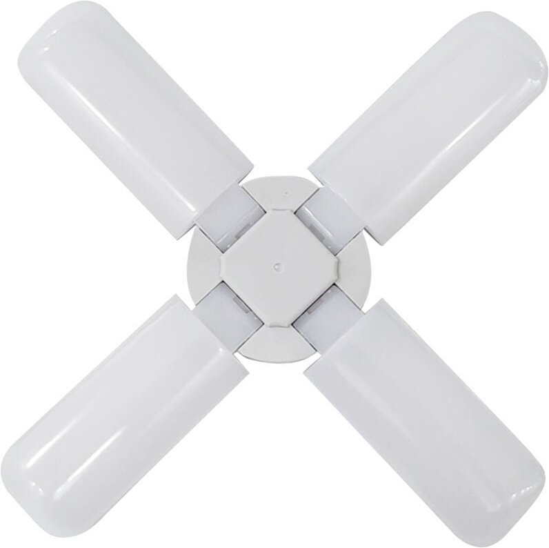 Dimmbare LED-Deckenleuchte für die Garage, 6000 lm, 6500 K, E27/B22, LED-Deckenleuchten für die Garage mit 4 verstellbar...