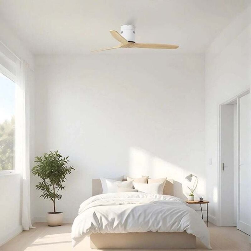 Skyler Deckenventilator aus Holz ohne Licht Ø132 cm