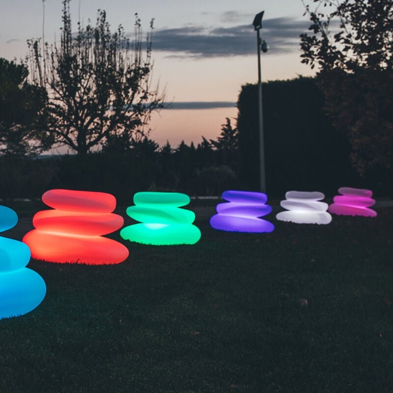 Gartenmöbelzubehör Lampe 75X62X47 h mod. Eden Bright multicolor led mit Kabel