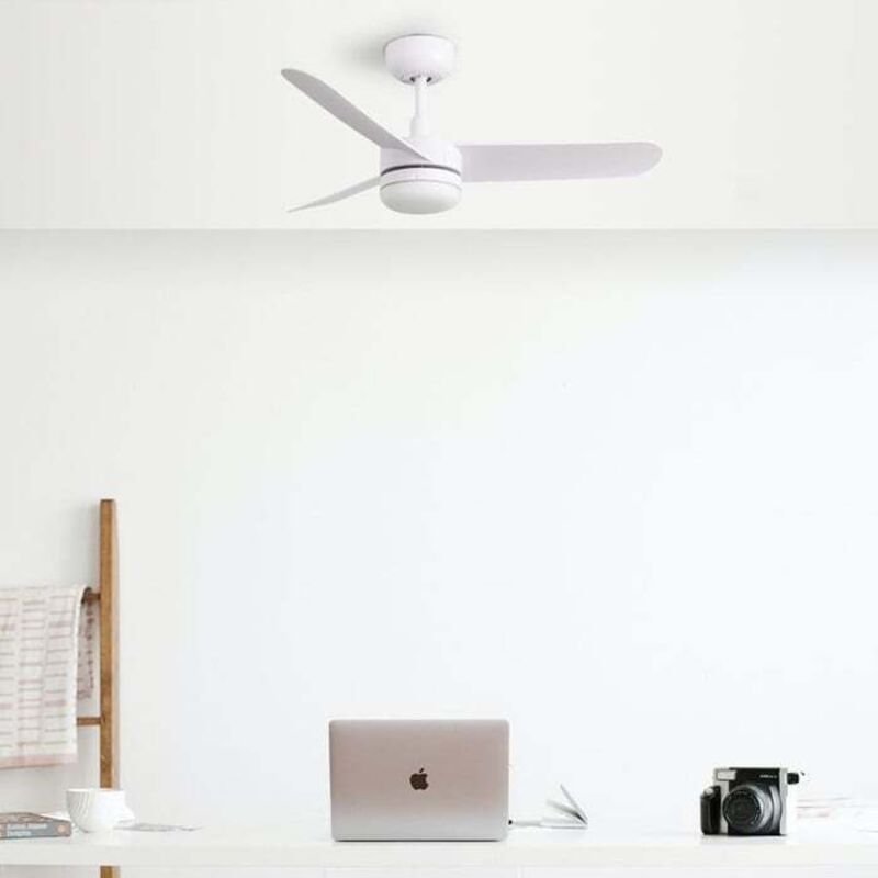 Baires Deckenventilator weiß Ø90cm wifi Licht - Ventyly