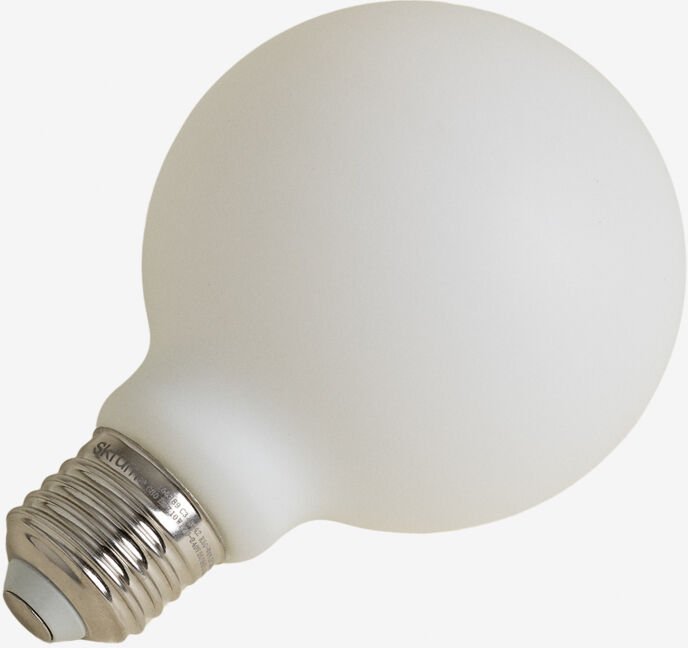SKLUM LED-Glühlampe E27 G80 10W Opal