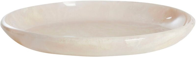 Schale belawan Weißes Keramik – Ø44x4 cm - Light&living