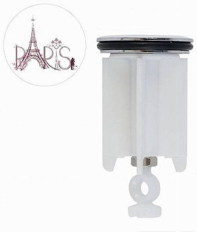 Trade Shop Traesio - Trade Shop - universal badewannenstöpsel bidet waschbecken 40MM paris 87276 geschriebenes motiv -