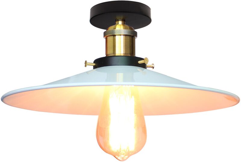 Vintage Regenschirm Deckenleuchte Industrielle Deckenlampe E27 Eisen Copperhead Lampenschirm für Esszimme Bar Esszimmer ...