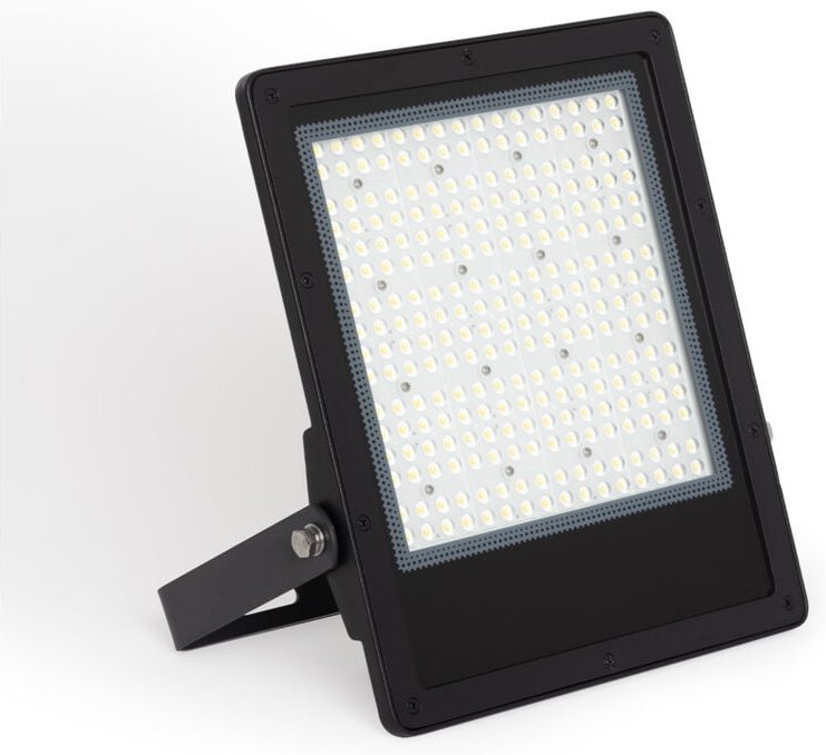 Efectoled - led- Fluter 150W Dimmbar 0-10V 170 lm/W IP65 elegance Slim pro Schwarz 4000K 90º Neutralweiß