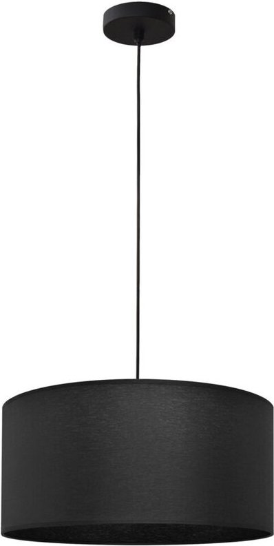 Alba Zylindrische Pendel-Deckenleuchte Schwarz 40cm - Helam