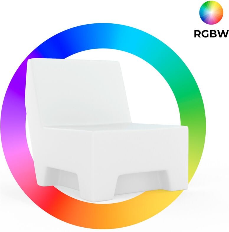 LED RGBW Leuchtsitz - XL - 16W - Wiederaufladbar