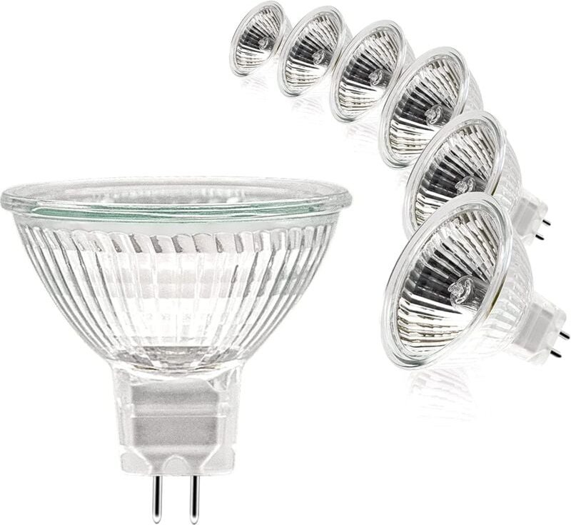 Halogen-Glühbirnen, MR16-Spot-Glühbirne, 12 V, 50 W, Glühlampe, Gu5,3-Glühbirne, dimmbare MR16-Glühbirne, 2700 K warmwei...