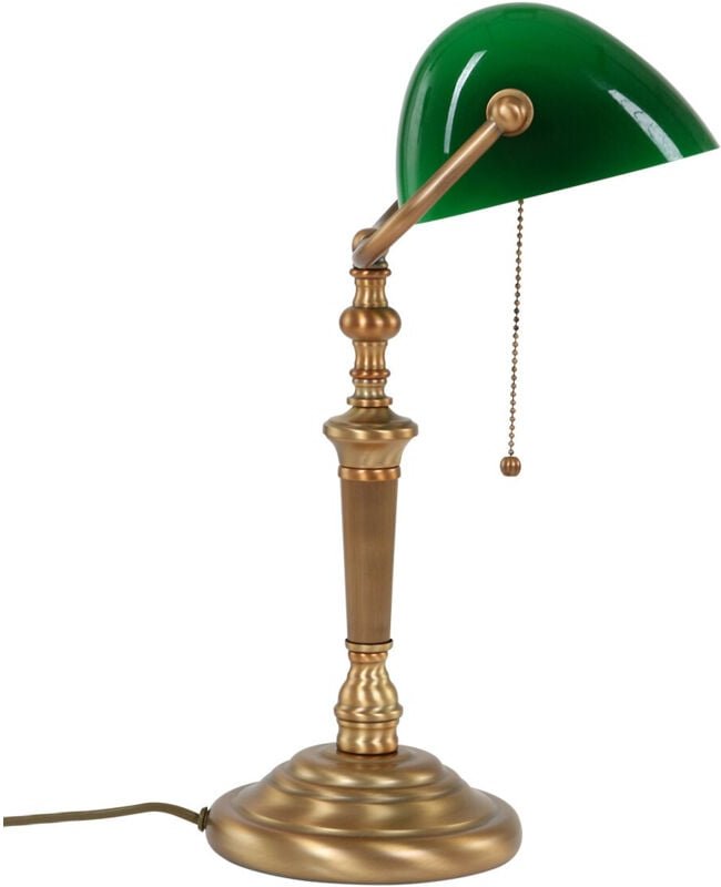 Tischlampe - Ancilla - bronze - glas metall - - Steinhauer