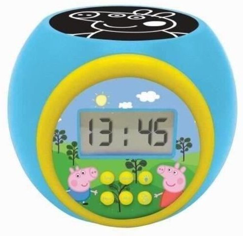 Peppa Pig Digitaler Wecker mit Projektor und Timer RL977PP
