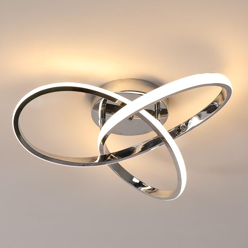 LED-Deckenleuchte, 40 w, modernes Design, warmweiß 3000 k, Deckenlampe für Wohnzimmer, Schlafzimmer, Esszimmer, Büro - G...