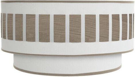 Ivanna wandleuchte 1xe27 weiß-licht holz 17x30x15 cm