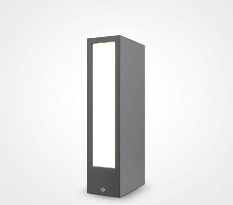 Standleuchte Außenleuchte led Sockelleuchte Wegeleuchte IP65 Graphit Stehleuchte