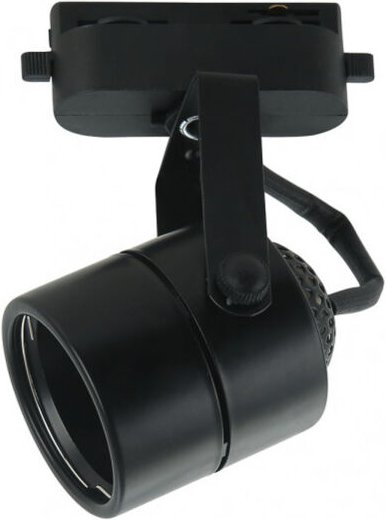 Arta Stromschienenstrahler 1xgu10 zylindrisch schwarz 14,2x7,6x6 cm verstellbar 180º.