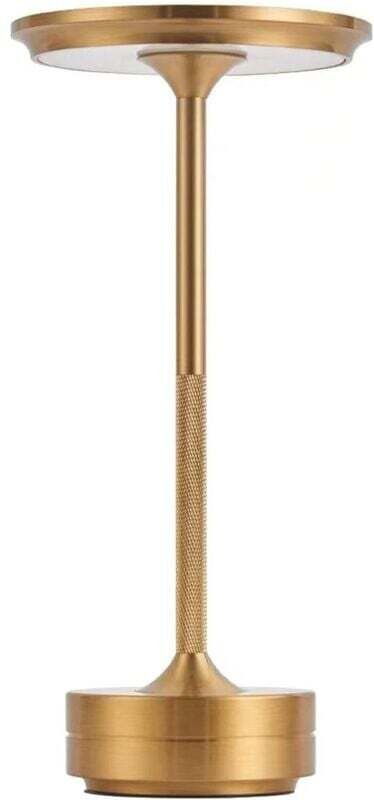 Wiederaufladbare, kabellose Tischleuchte mit Akku, 2600 mAh Akku, 3 Farbmodi, stufenlose Dimmung per Berührung, moderne