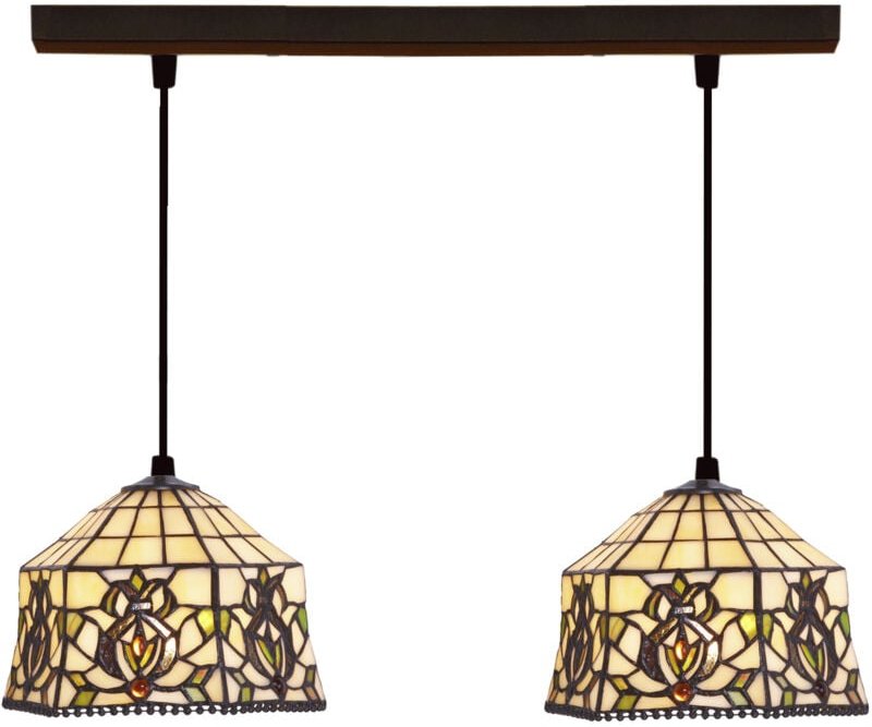 Hexa-Serie D-20 cm x 2-Streifen-Deckenpendelleuchte