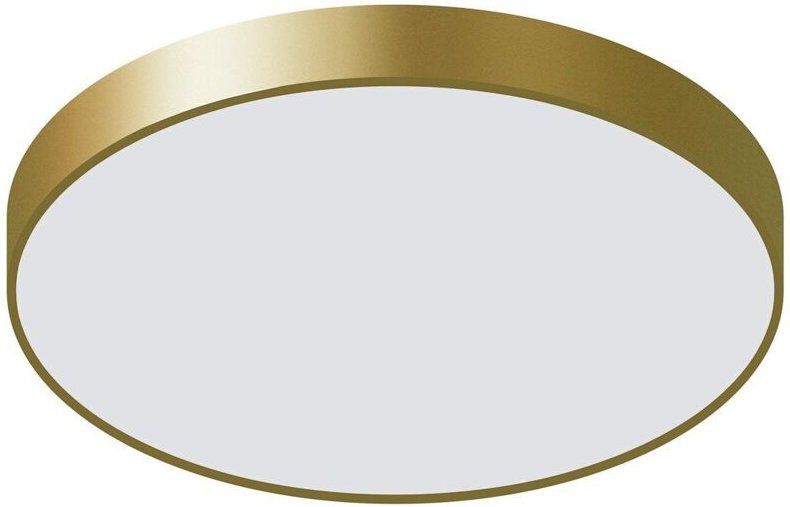 Italux - Orbital - Moderne led Flush Deckenleuchte Golden, Warmweiß 3000K 3600lm