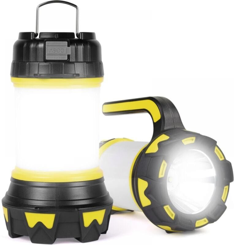 Wiederaufladbare LED-Laterne, 1000 Lumen, 360°-Campinglampe, wiederaufladbarer LED-Scheinwerfer, Campinglampe mit 6 Modi...